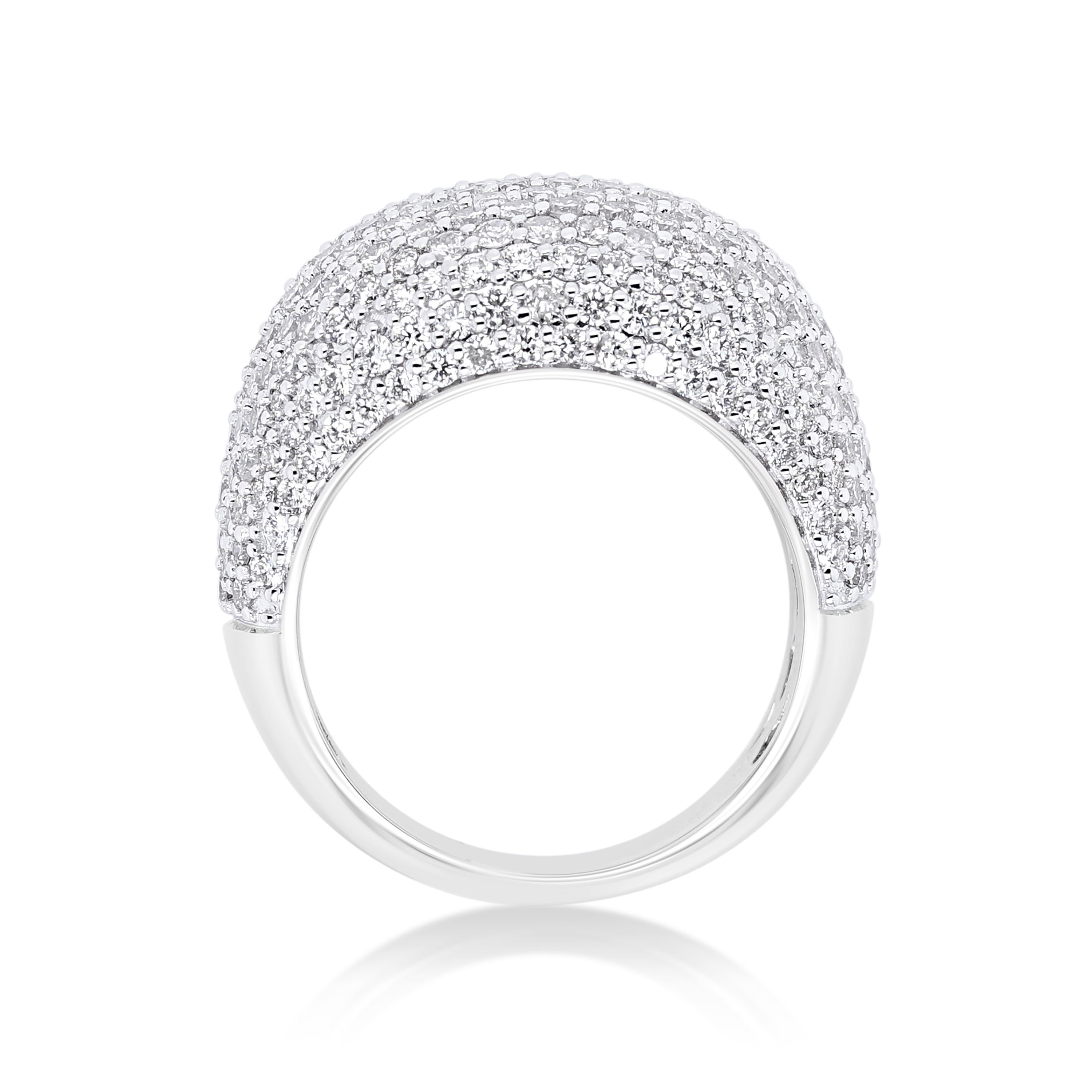 Diamond Ring 4.95 ct. 14K White Gold
